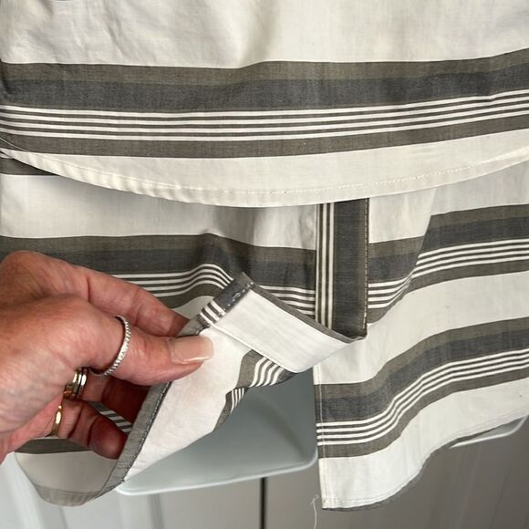 Derek Lam 10 Crosby Striped SleevelessTop Size 2 (small, see measurements) NWOT - Picture 13 of 16